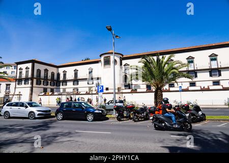 La fortezza e il palazzo, Palacio de Sao Lourenco, Funchal, Madeira, Portogallo. Carcere, sede centrale e complesso militare. Foto Stock