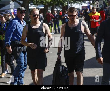 BOTTAS Valtteri (fin), Alfa Romeo F1 Team Stake C43, ritratto durante la Formula 1 Rolex Australian Grand Prix 2023, 3rd° round del Campionato del mondo di Formula uno 2023 dal 31 marzo al 2 aprile 2023 sul circuito Albert Park, a Melbourne, Australia - Foto: DPPI/DPPI/LiveMedia Foto Stock