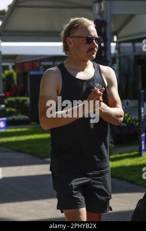 BOTTAS Valtteri (fin), Alfa Romeo F1 Team Stake C43, ritratto durante la Formula 1 Rolex Australian Grand Prix 2023, 3rd° round del Campionato del mondo di Formula uno 2023 dal 31 marzo al 2 aprile 2023 sul circuito Albert Park, a Melbourne, Australia - Foto: DPPI/DPPI/LiveMedia Foto Stock