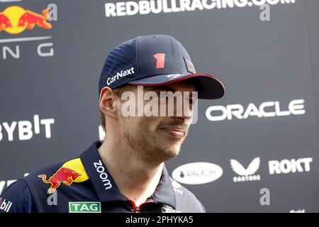 VERSTAPPEN Max (Ned), Red Bull Racing RB19, ritratto durante la Formula 1 Rolex Australian Grand Prix 2023, 3rd° round del Campionato del mondo di Formula uno 2023 dal 31 marzo al 2 aprile 2023 sull'Albert Park Circuit, a Melbourne, Australia - Foto: DPPI/DPPI/LiveMedia Foto Stock