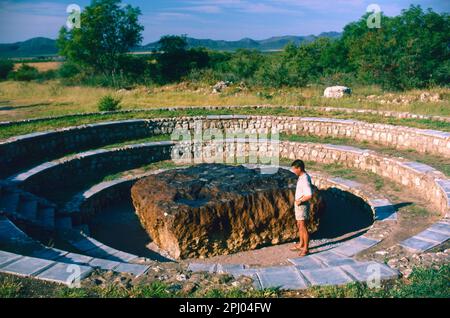 Il meteorite di Hoba, Namibia Foto Stock