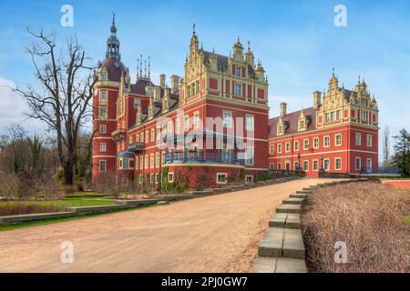 Bad Muskau, alta Lusazia, Sassonia, Germania Foto Stock