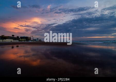 Alba a DAYTONA BEACH Foto Stock
