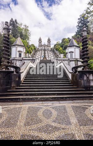 Europa, Portogallo, Braga. Aprile 12, 2022. Santuario di nostra Signora di Sameiro a Braga. Foto Stock