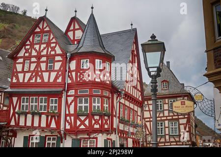 Oberstrasse 64, 55422, Bacharach (Bacharach am Rhein), distretto di Mainz-Bingen, Germania Foto Stock