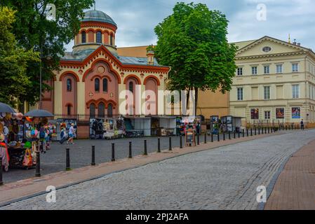 Vilnius, Lituania, 7 luglio 2022: Chiesa ortodossa russa di San Parasceve a Vilnius, Lituania . Foto Stock