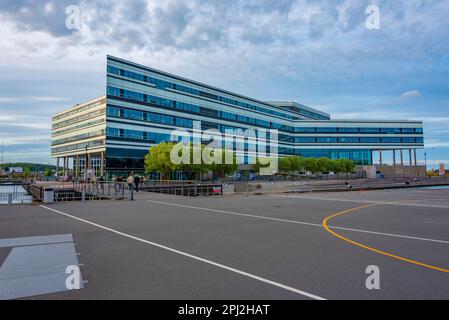 Aarhus, Danimarca, 14 giugno 2022: Edificio Navitas ad Aarhus, Danimarca. Foto Stock