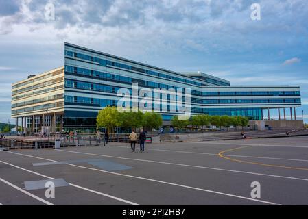 Aarhus, Danimarca, 14 giugno 2022: Edificio Navitas ad Aarhus, Danimarca. Foto Stock