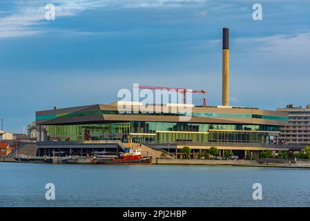 Aarhus, Danimarca, 14 giugno 2022: Edificio Dokk1 ad Aarhus, Danimarca. Foto Stock