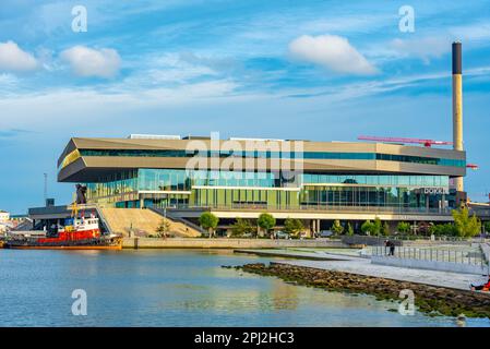 Aarhus, Danimarca, 14 giugno 2022: Edificio Dokk1 ad Aarhus, Danimarca. Foto Stock