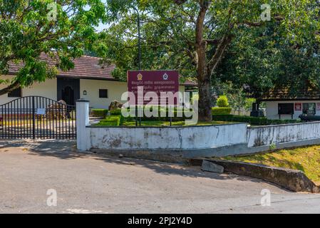 Kandy, Sri Lanka, 3 febbraio 2022: Vista del museo nazionale di Kandy, Sri Lanka. Foto Stock