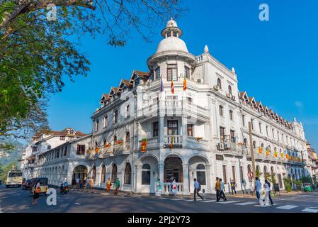 Kandy, Sri Lanka, 3 febbraio 2022: Queens hotel a Kandy, Sri Lanka. Foto Stock