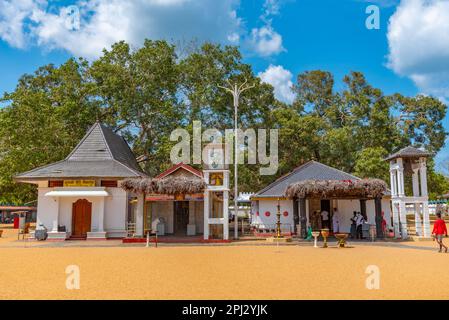 Kataragama, Sri Lanka, 27 gennaio 2022: Santuario di Maha Devale a Kataragama, Sri Lanka. Foto Stock