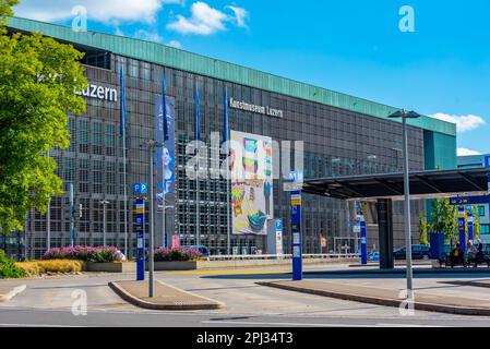 Lucerna, Svizzera, 20 settembre 2022: Vista del museo d'arte a Lucerna, Svizzera. Foto Stock