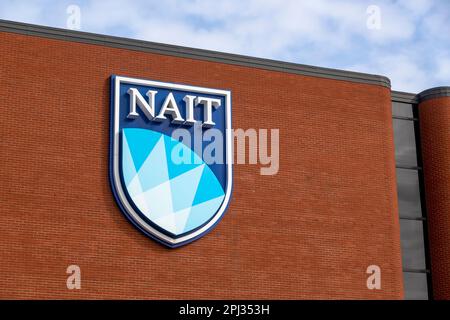 Edmonton, Alberta, Canada. Mar 30, 2023. Il Northern Alberta Institute of Technology di Edmonton, Alberta una formazione tecnica e un'educazione applicata. Foto Stock