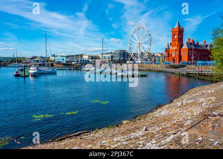 Cardiff, Galles, 17 settembre 2022: Mermaid Quay nella capitale gallese Cardiff. Foto Stock