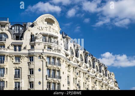 Francia. Parigi (75) 6th° arrondissement. L'hotel Lutetia, boulevard Raspail. Emblematica struttura di lusso, nel quartiere di Saint-Germain-des-Pres ( Foto Stock