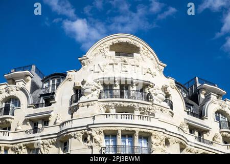 Francia. Parigi (75) 6th° arrondissement. L'hotel Lutetia, boulevard Raspail. Emblematica struttura di lusso, nel quartiere di Saint-Germain-des-Pres ( Foto Stock