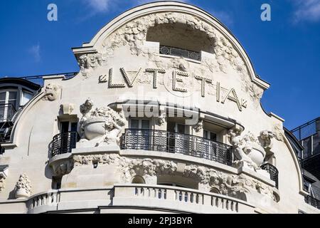 Francia. Parigi (75) 6th° arrondissement. L'hotel Lutetia, boulevard Raspail. Emblematica struttura di lusso, nel quartiere di Saint-Germain-des-Pres ( Foto Stock