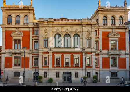 Valladolid, Spagna, 6 giugno 2022: Municipio nel centro storico di Valladolid, Spagna. Foto Stock