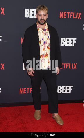 Bobby Krlic arriva alla prima “BEEF” di Netflix a Los Angeles, che si è tenuta al Tudum Theater di Los Angeles, CA, il 30 marzo 2023. © Janet Gough / AFF-USA.COM Foto Stock