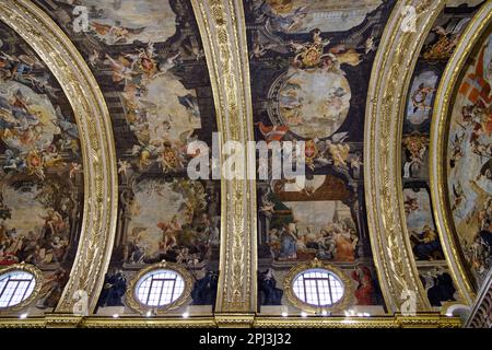 Valletta, Malta. 27th Mar, 2023. St John's Co-Cathedral è una cattedrale cattolica romana situata a Valletta, Malta, dedicata a San Giovanni Battista. Foto Stock