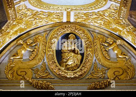 Valletta, Malta. 27th Mar, 2023. St John's Co-Cathedral è una cattedrale cattolica romana situata a Valletta, Malta, dedicata a San Giovanni Battista. Foto Stock