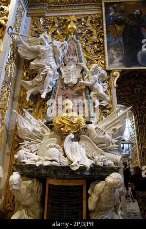 Valletta, Malta. 27th Mar, 2023. St John's Co-Cathedral è una cattedrale cattolica romana situata a Valletta, Malta, dedicata a San Giovanni Battista. Foto Stock