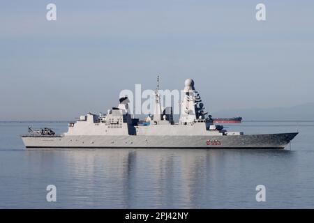 Andrea Doria, cacciatorpediniere della Marina Italiana Foto Stock