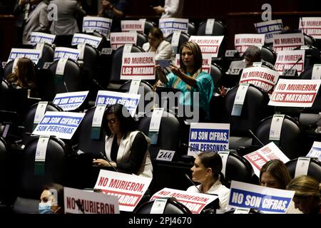 Città del Messico, Messico. 31st Mar, 2023. 30 marzo 2023, Città del Messico, Messico: Legislatori del National Action Party in sessione al Palazzo legislativo di Città del Messico. Il 30 marzo 2023 a Città del Messico (Foto di Luis Barron/Eyepix Group/Sipa USA). Credit: Sipa USA/Alamy Live News Foto Stock