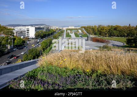 Museo di Etnografia, Parco Legit, Budapest, Ungheria Foto Stock