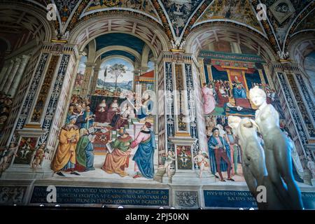 Libreria Piccolomini in Cattedrale di Siena Foto Stock