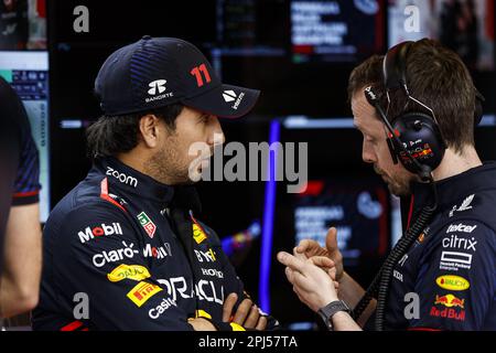 Melbourne, Australia. 31st Mar, 2023. Melbourne, Australia - 31/03/2023, PEREZ Sergio (mex), Red Bull Racing RB19, ritratto durante la Formula 1 Rolex Australian Grand Prix 2023, 3rd° round del Campionato del mondo di Formula uno 2023 dal 31 marzo al 2 aprile 2023 sull'Albert Park Circuit, a Melbourne, Australia - Foto: Xavi Bonilla/DPPI/LiveMedia Credit: Agenzia indipendente per le foto/Alamy Live News Foto Stock