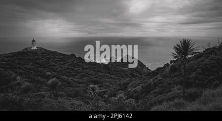 Cape Reinga Lighthouse Foto Stock