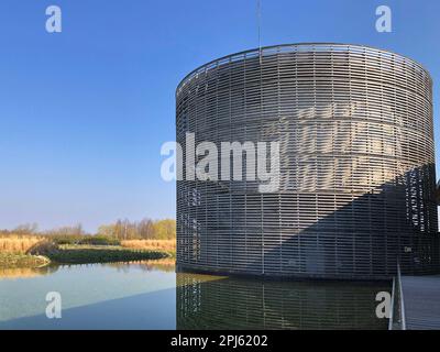 Torre panoramica Aire de la Baie de somme Foto Stock