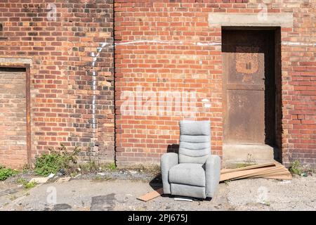 Porta del magazzino Liverpool Docklands Foto Stock