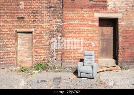 Porta del magazzino Liverpool Docklands Foto Stock