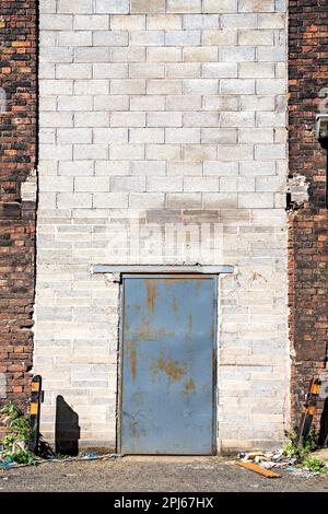 Porta del magazzino Liverpool Docklands Foto Stock