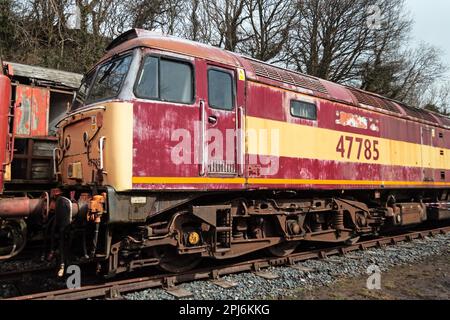 47785 a Kirkby Stephen East. Stainmore Railway. Foto Stock