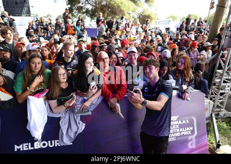 MELBOURNE, Australia, 30. 2023 marzo; Théo Pourchaire, fra, pilota di Formula 2 - GRAN Premio D'AUSTRALIA di Formula uno il 30th 2023 marzo, Albert Park - Melbourne, Formel 1 Rennen in Australien, Motorsport, F1 GP, Honorarpflichtiges Foto, fee reasive image, Copyright © Clay CROSS / ATP images (CROSS Clay / ATP / SPP) Foto Stock