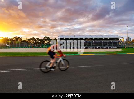 Melbourne, Australia. 29th Mar, 2023. MELBOURNE, AUSTRALIA, Albert Park Street Circuit, 29 marzo: Una panoramica generale del circuito stradale durante il Gran Premio d'Australia di Formula uno all'Albert Park Street Circuit il 29 marzo 2023. Formula 1 - F1 Motorsport, immagine a pagamento, foto e copyright © PETERSON Mark ATP Images (PETERSON Mark/ATP/SPP) Credit: SPP Sport Press Photo. /Alamy Live News Foto Stock