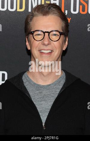 New York, NB. 31st Mar, 2023. Sean Hayes alla conferenza stampa per UNA BUONA NOTTE, OSCAR Broadway Production Press Event, New 42 Studios, New York, NB 31 marzo 2023. Credit: Manoli Figetakis/Everett Collection/Alamy Live News Foto Stock