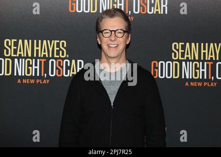 New York, NB. 31st Mar, 2023. Sean Hayes alla conferenza stampa per UNA BUONA NOTTE, OSCAR Broadway Production Press Event, New 42 Studios, New York, NB 31 marzo 2023. Credit: Manoli Figetakis/Everett Collection/Alamy Live News Foto Stock