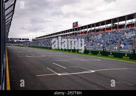 Melbourne, Australia. 01st Apr, 2023. Griglia di partenza durante la Formula 1 Rolex Australian Grand Prix 2023, 3rd° round del Campionato del mondo di Formula uno 2023 dal 31 marzo al 2 aprile 2023 sul circuito Albert Park, a Melbourne, Australia - Foto Xavi Bonilla/DPPI Credit: DPPI Media/Alamy Live News Foto Stock