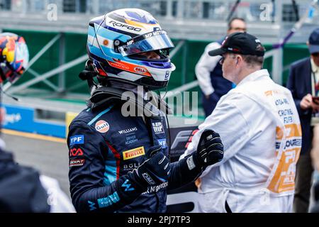 Melbourne, Australia. 01st Apr, 2023. COLAPINTO Franco (ARG), MP Motorsport, Dallara F3, ritratto durante il 2nd° round del Campionato FIA Formula 3 2023 dal 31 marzo al 2 aprile 2023 sul circuito Albert Park, a Melbourne, Australia - Foto Xavi Bonilla/DPPI Credit: DPPI Media/Alamy Live News Foto Stock