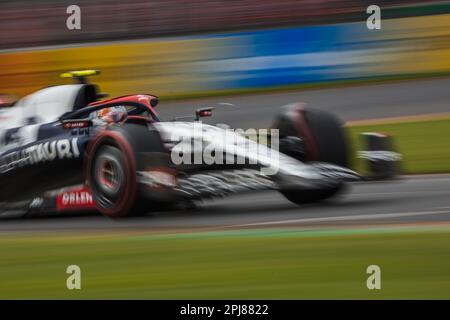 Melbourne, Australia. 01st Apr, 2023. Yuki Tsunoda (JPN) AlphaTauri AT04. 01.04.2023. Campionato del mondo Formula 1, Rd 3, Gran Premio d'Australia, Albert Park, Melbourne, Australia, Giornata delle Qualifiche. Il credito fotografico dovrebbe essere: XPB/immagini dell'Associazione Stampa. Credit: XPB Images Ltd/Alamy Live News Foto Stock