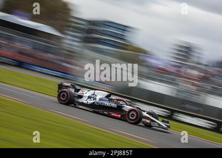 Melbourne, Australia. 01st Apr, 2023. Yuki Tsunoda (JPN) AlphaTauri AT04. 01.04.2023. Campionato del mondo Formula 1, Rd 3, Gran Premio d'Australia, Albert Park, Melbourne, Australia, Giornata delle Qualifiche. Il credito fotografico dovrebbe essere: XPB/immagini dell'Associazione Stampa. Credit: XPB Images Ltd/Alamy Live News Foto Stock