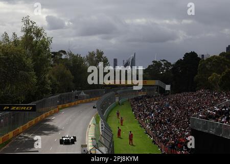 Melbourne, Australia. 01st Apr, 2023. Nyck de Vries (NLD) AlphaTauri AT04. 01.04.2023. Campionato del mondo Formula 1, Rd 3, Gran Premio d'Australia, Albert Park, Melbourne, Australia, Giornata delle Qualifiche. Il credito fotografico dovrebbe essere: XPB/immagini dell'Associazione Stampa. Credit: XPB Images Ltd/Alamy Live News Foto Stock