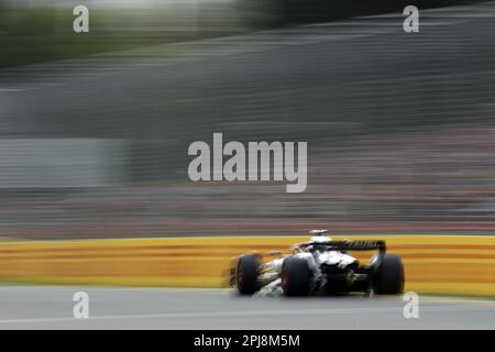 Melbourne, Australia. 01st Apr, 2023. Nyck de Vries (NLD) AlphaTauri AT04. 01.04.2023. Campionato del mondo Formula 1, Rd 3, Gran Premio d'Australia, Albert Park, Melbourne, Australia, Giornata delle Qualifiche. Il credito fotografico dovrebbe essere: XPB/immagini dell'Associazione Stampa. Credit: XPB Images Ltd/Alamy Live News Foto Stock