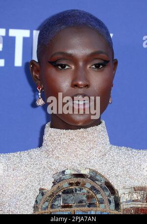 Jodie Turner-Smith partecipa alla prima "White Noise" nel Regno Unito al Royal Festival Hall di Londra. Foto Stock